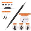Ear Endoscope Wax Remover Tool HD Remover Ear Pick Camera Otoscope Cleaner Spoon with 6Pcs LED Lights