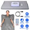5.9x2.6FT Infrared Sauna Blanket for Home Sauna Bag Mat for Weight Loss Detox with 95-176℉Adjustable Temperature 1-60Mins Timer Remote Control