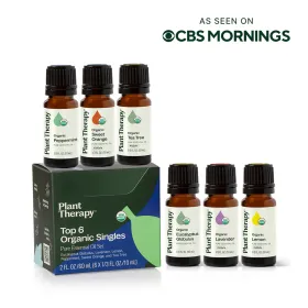 Top 6 Singles Organic Essential Oil 10 mL