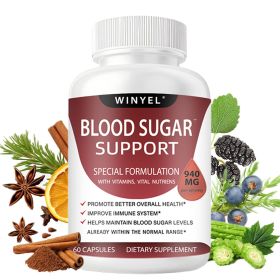 Blood Sugar Complex Pure Premium Supplement - Supports Healthy Blood Sugar Already Within Normal Range Natural With Cinnamon, Bitter Melon, Chromium,
