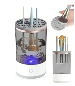 Automatic Brush Cleaner Electric Makeup Brush Cleaning Machine Fast Clean Dryer