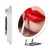 30X Magnifying Mirror With Light 3 Colors Dimmable Brightness Included Tweezer Scissor Travel Magnifying Makeup Mirror with Suction Cup 360° Adjusta