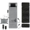 Full Body Electric Massage Mat with Heat Vibration Massage Pad Cushion Back Massage Mattress Chair Pad with Neck Massage Pillow with 10 Vibration Moto