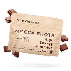 Mocca Shots Energy Gummies with Caffeine | 12-Pack (Option: Dutch Chocolate)