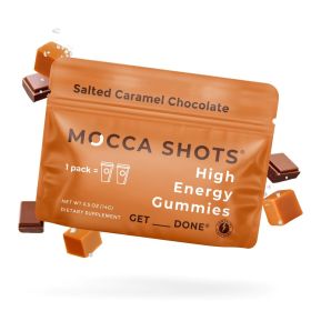 Mocca Shots Energy Gummies with Caffeine | 12-Pack (Option: Salted Caramel Chocolate)
