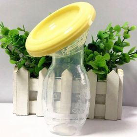 Full Silicone Breast   Breast Milk Collector (Color: Yellow)