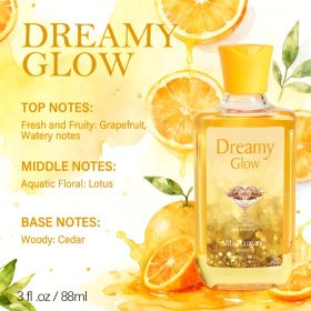 12 Scents,9.98 Oz. Unisex Shower Gel,body Wash. Large Size, Gently Cleanses And Moisturizes, Enriched With Aloe Vera And Vitamin E. Floral, Fruit (Option: Dreamy GLow)