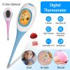 Oral Thermometer Body Thermometer Oral Rectal Underarm Temperature Thermometer C/F Switchable Accurate Fast Temperature Reading Fever Thermometer for