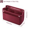 Felt Handbag Insert Organizer Purse Tote Shaper Bag in Bag Cosmetic Bag Handbag Purse Organizer