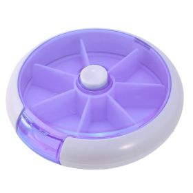 Weekly Pill Organizer 7 Day Pill Planner BPA Free Pill Box Case with 7 Compartments for Vitamins Medication Supplements (Option: PPL)