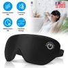 Cordless Heated Eye Mask Silk Sleep Eye Compress Mask For Dry Eyes Washable Type-C Electric Eye Heating Pad With 3 Temperature 20Mins Auto Off For Rel
